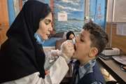 اجرای مرحله دوم طرح وارنیش فلورایدتراپی در مرکز بهداشت جنوب تهران